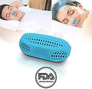 Yeesun Anti Snoring Devices S2 - Snoring Solution Snore Nasal Dilators - Nose Vents Clip Snore Stopper to Ease Breathing and Snoring for Natural and Comfortable Sleep (Blue)