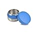 LunchBots Rounds 4oz Stainless Steel Non-insulated Leak-Proof Snack Container for Kids and Adults - Small Food Jar for Dressings, Dips, and Finger Foods - Dishwasher Safe - Royal Blue