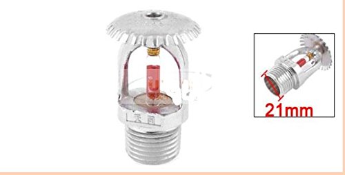 BLS upper Fire Sprinkler 2pcs 68 Centigrade 155.4 Fahrenheit 1/2" PT Thread Silver Tone Fire Sprinkler Head