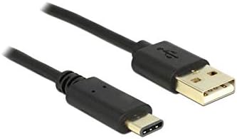DeLock Cable USB 2.0 Type A to USB Type C Male 2 m Black