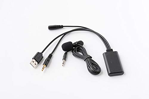 1SourceTek Universal 3.5MM AUX USB Interface Bluetooth Module Receiver Cable Adapter Car Wireless A2DP Audio Input Cable