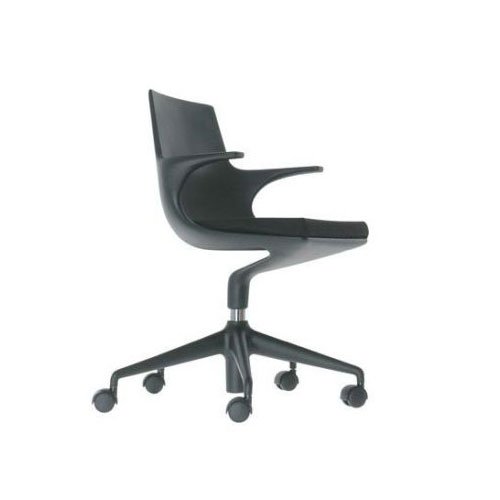 Kartell 481907 Stuhl Spoon Chair Grau Schwarz Amazon De