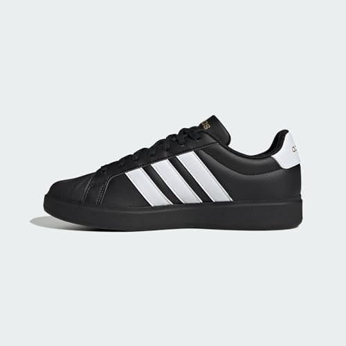 Sapatilhas Streettalk Masculinas, Core Black/FTWR Branco/Mate Gold, 42 EU
