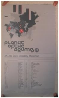 Planet Of The Drums Poster AK1200 DJ Dara Dieselboy MC Messinian