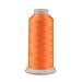 Tinksky 3000 Yards Spool Polyester Embroidery Machine Thread Luminous Glow In The Dark Sewing Thread (Orange)