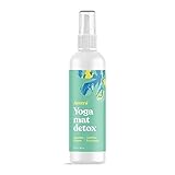 Asutra, 100% Natural and Organic Yoga Mat Cleaner, No Slippery Residue, Safe for All Mats, Cleans, Restores, Refreshes, Free Microfiber Cleaning Towel, Uplifting Eucalyptus Aroma, 4 Oz.