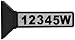 Moonrays 91919 2-Sided Solar Address Sign, Black