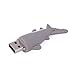 HDE USB Flash Drive 8GB USB 2.0 Storage Device Novelty Animal Shaped Drive for Desktop and Laptop Computers (8 GB, Shark)