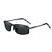 MOORAY Polarized Sunglasses for Men,UV400 Mirrored Lens Sports Glasses,Outdoor Eyewear, Metal Frame Sunglasses(Grey)