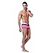 Men Swimming Boxer Size M Color Black and Pink