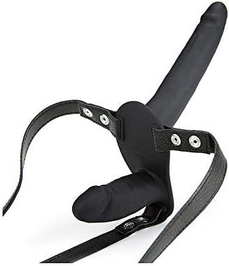 Double Strap on Included for Immediate Fun (Black)