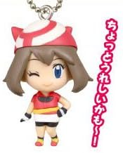 Takara Tomy Pokemon Pocket Monsters Girls Mascot Keychain Figure ~1.5" - May (Haruka)