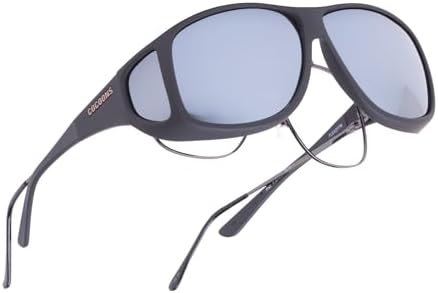 Amazon.com: Cocoons Aviator (XL) Black Polarized Green Mirror