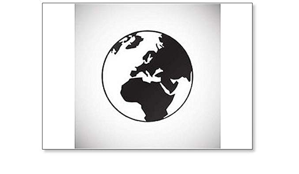 Imán para nevera con ilustración minimalista de globo ...