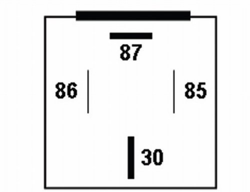 HELLA 007793041 12V 50A SPST Mini ISO Relay with Bracket