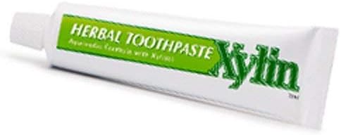 2 Pcs Xylin Herbal Toothpaste Ayurvadic Formula with Xylitol 75ml--7709