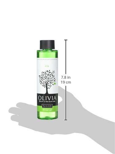 Olivia Olive Beauty :Revitalizing Shower Gel with Organic Olive Fruit & Fig extracts, from Greece, 10.1 oz.