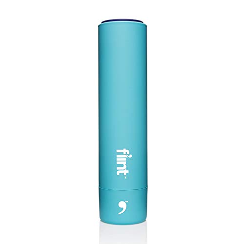 Flint Retractable Lint Roller, Refillable, 30 Sheets, Light Blue