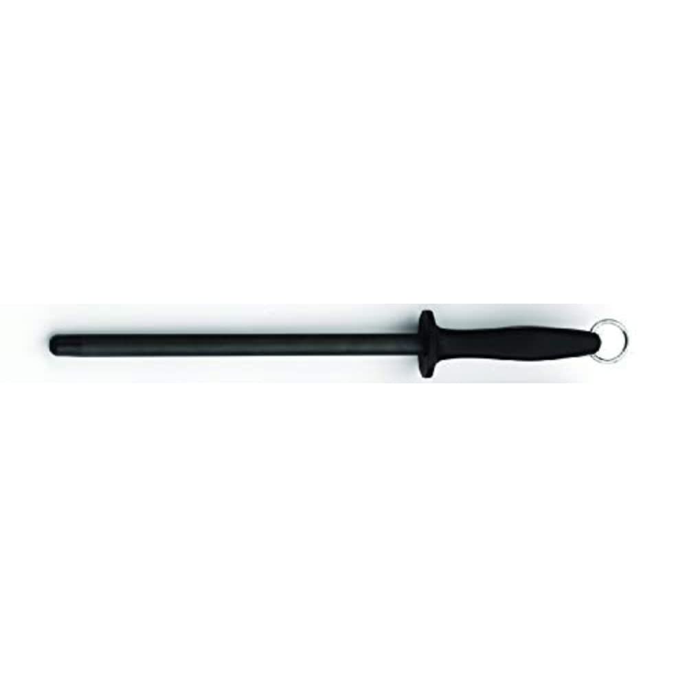 Rockingham Forge Black Ceramic Sharpening Rod with Plastic Handle, 11”, 28cm