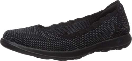 Skechers Women's Go Walk Lite Trainers BLACK GREY EU - Main Image