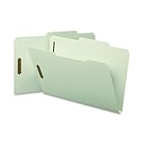 Smead Pressboard Fastener File Folder with SafeSHIELD Fasteners, 2 Fasteners, 2/5-Cut Tab Right of Center Position, 1
