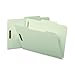 Smead Pressboard File Folder with SafeSHIELD Fasteners, 2 Fasteners, 2/5-Cut Tab Right of Center Position, Guide Height, 1