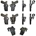 COMP-TAC.COM International Holster - Sig P320/rx/250 Full Size 9mm/40 Right - Black (Belt, Paddle, Drop Offset) IDPA USPSA