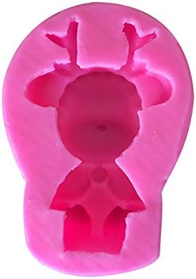 WDOIT 1Pcs Fondant Cake Moulds Sheep Shape Cookie Cake Silicone Mould DIY Baking Cake Chocolate Biscuits Mould