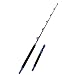 Fiblink 2-Piece Saltwater Offshore Trolling Rod 5-Feet 6-Inch Heavy Roller Rod Conventional Boat Fishing Pole(50-80lb)
