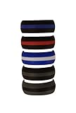 Men's Silicone Wedding Band Ring | Hypoallergenic | Waterproof | Medical Grade Silicone | Athletes, Laborers, Crossfit, Firefighters, Etc.