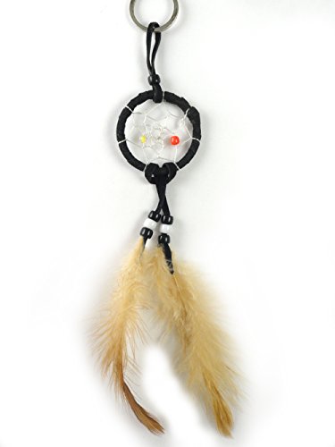Native American Dream Catcher Key Chain, Black
