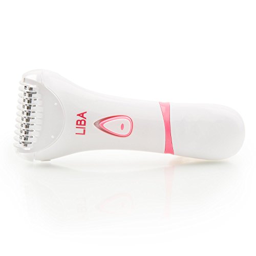 Women’s Shaver & Bikini Trimmer by LiBa | Portable Multi-Blade Body Groomer For Women | For Wet Or Dry Shaving - Clean, Precision Shaving & Trimming – With Cleaning Brush & Trim Guard (Pink)
