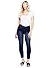 GUESS Factory Women's Beyla Curvy Mid-Rise Denim Skinny Jeans