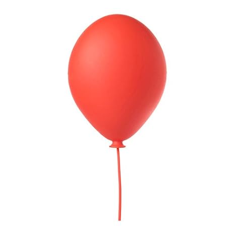Ikea Dromminge Wandleuchte In Balon Form Rot Amazon De Beleuchtung