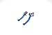 Yonglong Blue CNC Pivot Brake Clutch Levers for Yamaha YZ125/250 01-07 £¬ YZ250F 01-06 £¬ YZ426F/450F 01-07