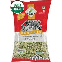 Pack of 1-24 Mantra Organic Fennel Seed (7 Ounces)
