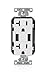 Leviton T5832-W Type-A USB in-Wall Charger with 20A Tamper-Resistant Outlet, USB Charger for Smartphones, White