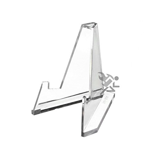Set of 12 mini acrylic easel stands, 2.25"h