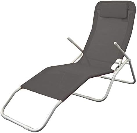 Lounger with Head Cushion in Various Colours