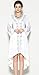 R.Vivimos Women Cotton Embroidered High Low Long Dresses 3XL White