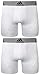 adidas Men's Sport Performance 2-Pack Boxer Brief, White/White White/White, X-Large