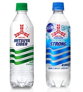 Amazon アサヒ 三ツ矢サイダー ゼロストロング ５００ｍｌ ２種各12