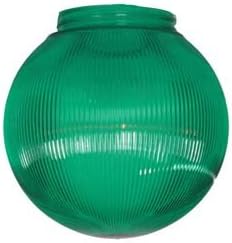 Polymer Products 3262-51630 Sphere 6 in. Prismatic Green Acrylic Replacement Globe, Pack Of 6