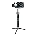 EVO Gimbals GS-150 Mini Professional Tripod with Swivel Ball Head Works with Insta360 Flow, GoPro 11/10/9/MAX, insta360 GO2/ GO 3, X3/X2, Most DSLR or Mirrorless Cameras with .25 inch Screw 100% Alum