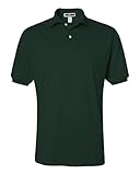 Jerzees Men's 5.6 oz.; 50/50 Jersey Polo with SpotShield� - FOREST GREEN - M