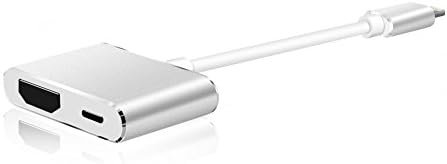 Lightning to HDMI Adapter, 8 pin Lightning to HDMI Female Video Adaptor with Lightning Charging Cable,Goodock Lightning Digital AV Adapter with 1080P Resolution for Select iPhone / iPad / iPod