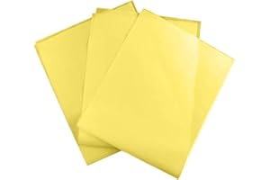 Jefuzh JY & YS Magic Paper for Wand, White Magic Sheets Magic Props, Magic Flash Tape Paper for Wand,Consumable Paper for Magic Wand Magic Sheets Paper (Yellow, 10pc)