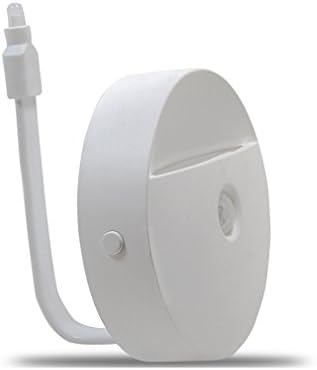 Smart Toilet Bowl Light, CATNOCT Battery-Powered Motion Sensing LED Night Lamp Cordless Suitable for Any Toilets Bathroom Washroom with Two Modes and 8 Color Changing