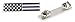 Forge Thin Blue Line American Flag Stars + Stripes Uniform Bar Pin (1 Pin)