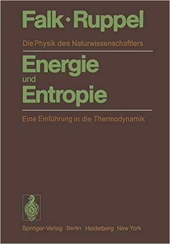 Energie Und Entropie Die Physik Des Naturwissenschaftlers Eine Einfuhrung In Die Thermodynamik Amazon De Falk Gottfried Ruppel Wolfgang Bucher